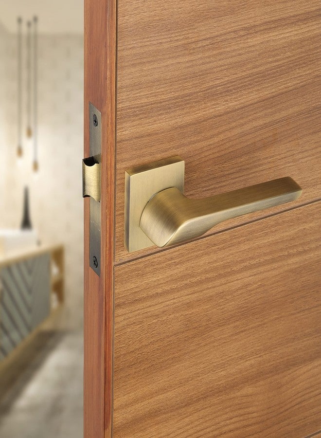 LAPO Brass Heavy Duty Mortise Bathroom Door Lock | Antique Finish Handleset with Baby Latch for Storeroom & Balcony | Weatherproof Door Lock for Home, Office & Hotel Doors| 3 Years Warranty Ro-02 - Image 3